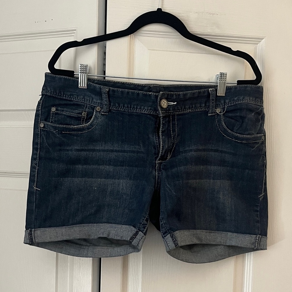 Maurices Deep Indigo Jean Shorts